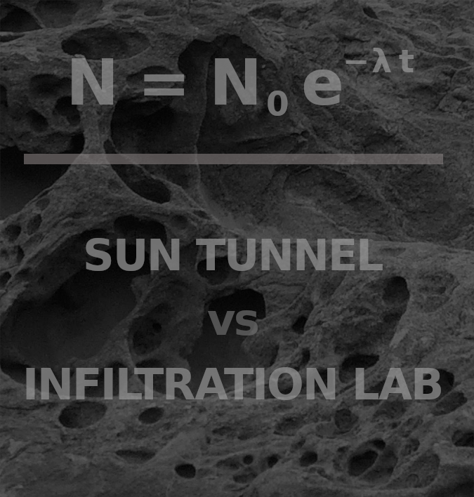 N=Noe^-λt (Sun Tunnel cassette split, 2021)